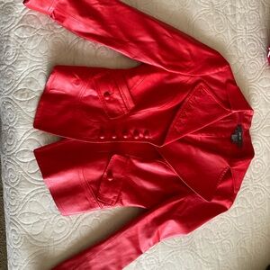 Carlisle Per Se Red Leather Jacket